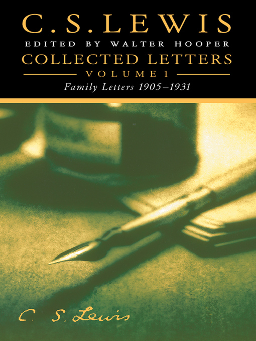 Cover image for Collected Letters, Volume I